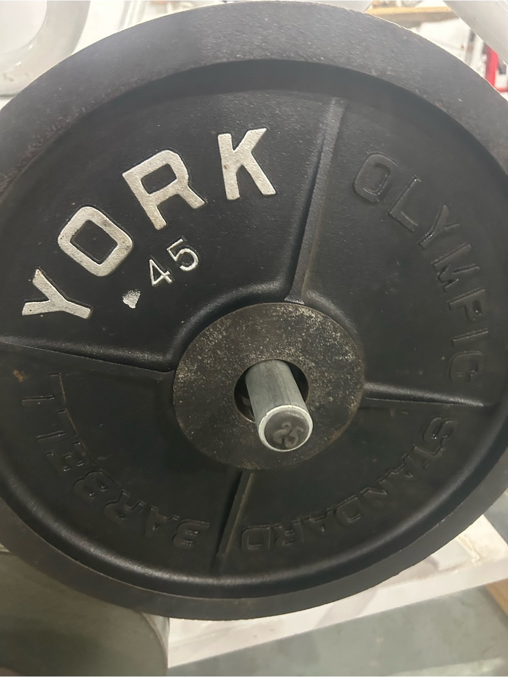 York Olympic 45 pounds vintage